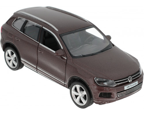 Машина Autotime "Volkswagen Touareg цвет коричневый" 1:43 инерционная модель 