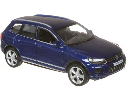 Машина Autotime "Volkswagen Touareg цвет синий" 1:43 инерционная модель 