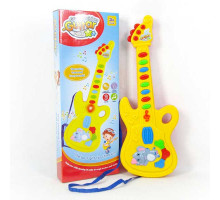 Детский музыкальный инструмент игрушка со светом, пластиковые электронные гитары с музыкой и микрафоном
