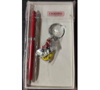 Подарочный набор Nobilis Ручка с брелком красная