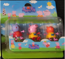 Peppa Pig Игровой набор Семья Пеппы 3 фигурки (расцветка 2)