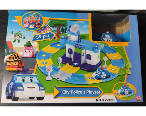 Набор конструктор друзья спасатели Robocar Poli City Polices