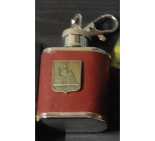 Газовая зажигалка Турбо с цветным пламенем Фляга