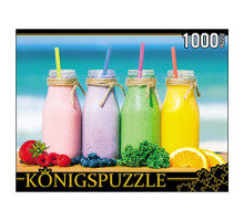 Пазлы на  1000 элементов Konigspuzzle  Смузи на пляже
