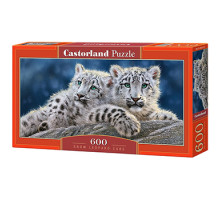 Пазлы Castor Land 600 элементов Снежные леопарды