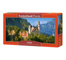 Пазлы Castor Land на 600 элементов Замок Нойшванштайн в Германии