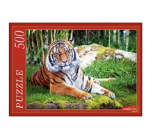 Пазлы Рыжий кот 500 элементов Большой тигр