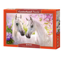 Пазлы Castor Land на 1000 элементов "Белые лошади"