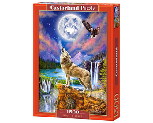 Пазлы Castor Land 1500 элементов Ночной волк