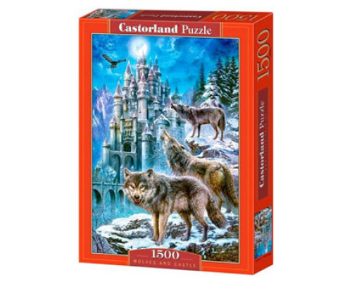 Пазлы Castor Land 1500 элементов Волки и замок