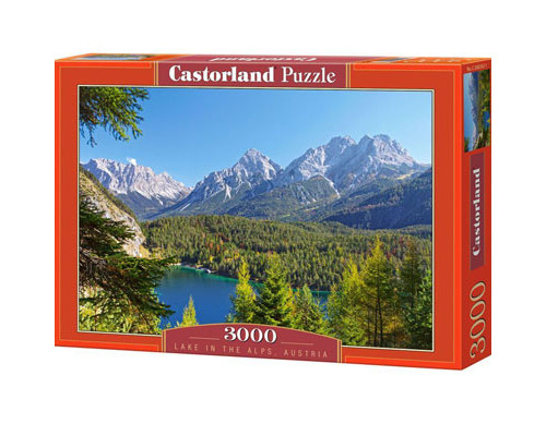 Пазлы Castor Land 3000 элементов Озеро в Альпах. Австрия