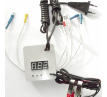 Терморегулятор цифровой автомат для инкубаторов"Несушка"220В/12 с гигрометром (автопереключение на 12В) №13 (арт.45г)