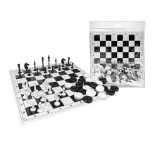 Шашки-шахматы Русский стиль 2в1