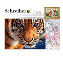 Картина по номерам Schreiber Тигриный взгляд