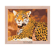Картина по номерам 22*30см  Рыжий кот Царственный леопард