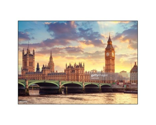 Картина по номерам Рыжий кот «Лондон на рассвете»