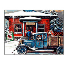 Картина по номерам Mazari Почта зимой