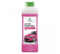 Шампунь автомобильный для автоматической и ручной мойки 1 л GRASS ACTIVE FOAM PINK "Розовая пена"